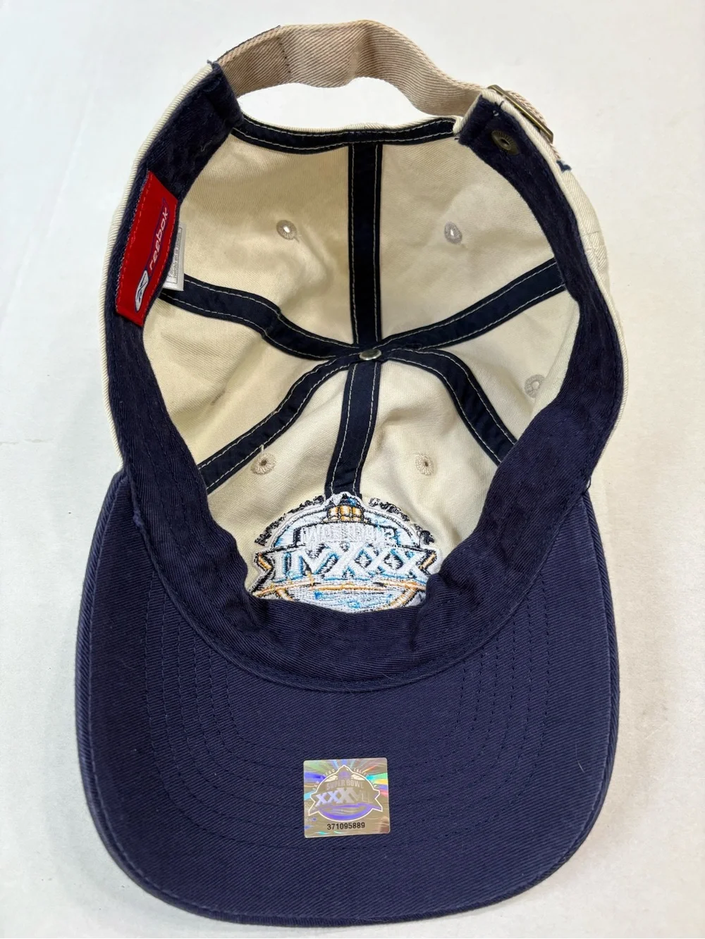 Reebok Super Bowl XXXVII (37) Hat San Diego California 2003 NFL Strapback Cap